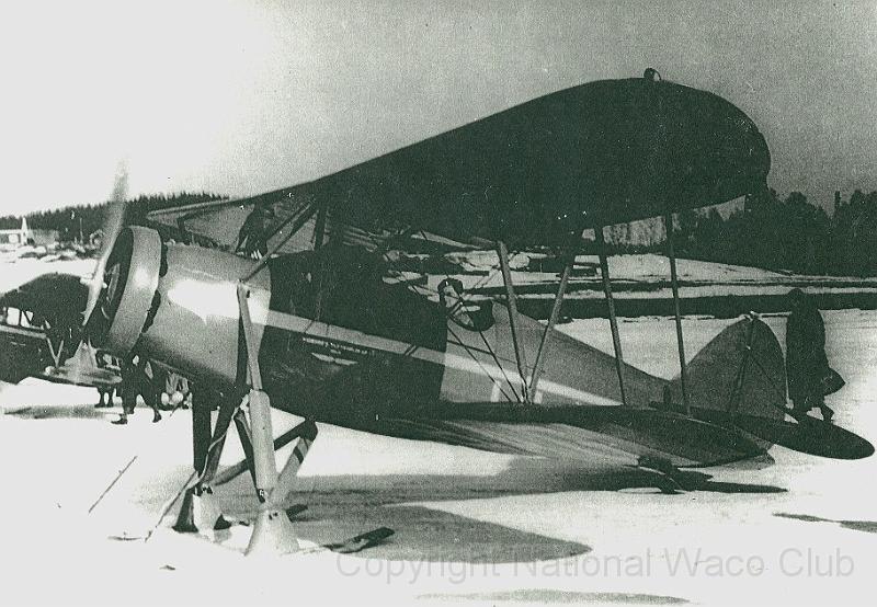 1930 Waco RNF LN-BAG on skis.jpg - 1930 Waco RNF
